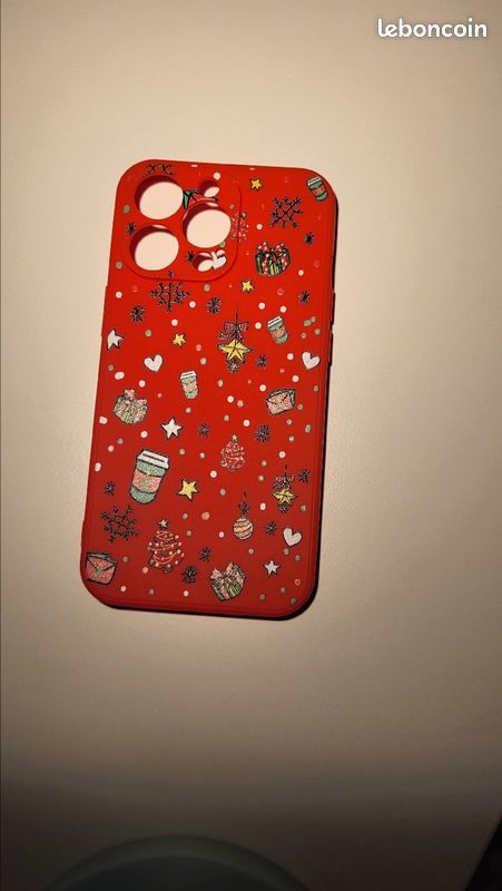 4 pièces Coque iphone 13 pro Noël à motif flocon de neige (image 6)