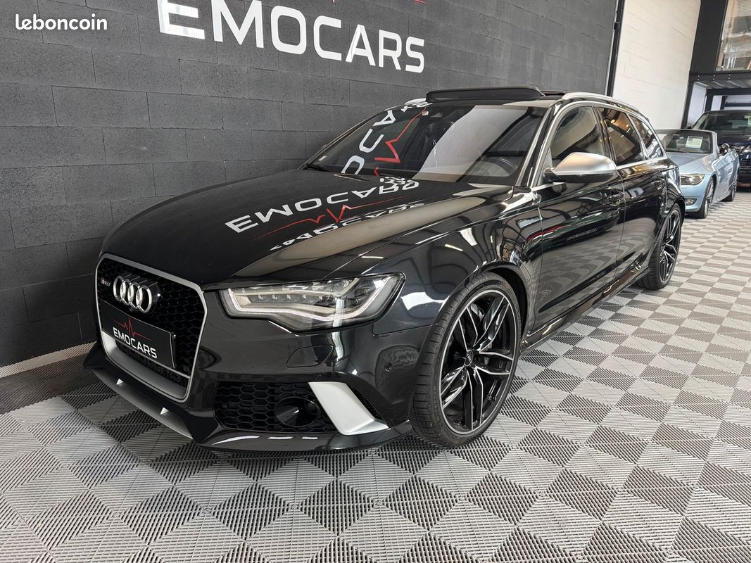 Audi RS6 AVANT C7 4.0 V8 TFSI 560CH QUATTRO - FREINS CÉRAMIQUE - ORIGINE FRANCE (image 8)