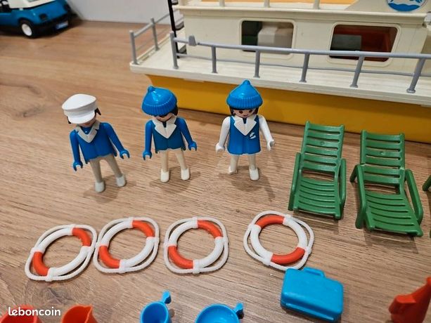 Pièce Playmobil 3540 Vintage 1978 - Mât Support Drapeaux Pour Bateau De Plaisance, Occasion