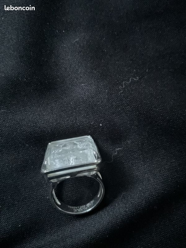 Jolie bague lalique cristal argent arethuse (image 2)