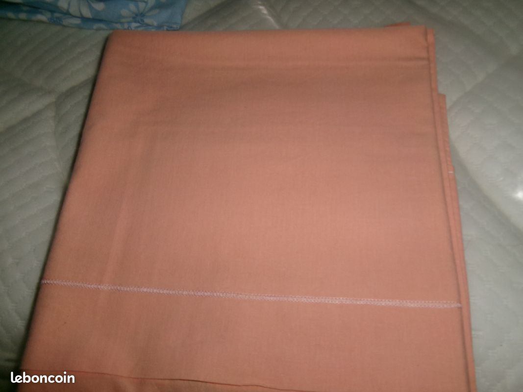 2 taies d oreillers orange neuf (image 1)