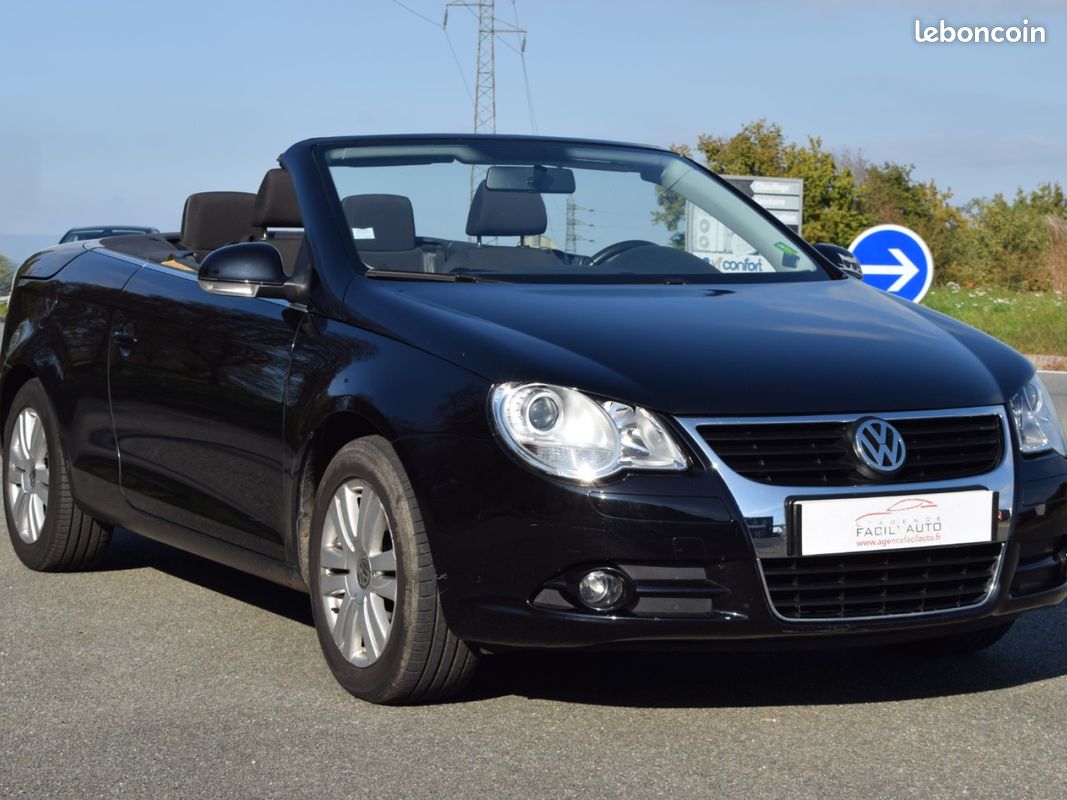 VOLKSWAGEN EOS SPORTLINE 2.0 TDI 140 CV BVM 6 / 1ere MAIN / SUIVI COMPLET (image 2)