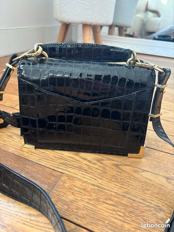 Sac the kooples Emily noir en cuir Accessoires Bagagerie