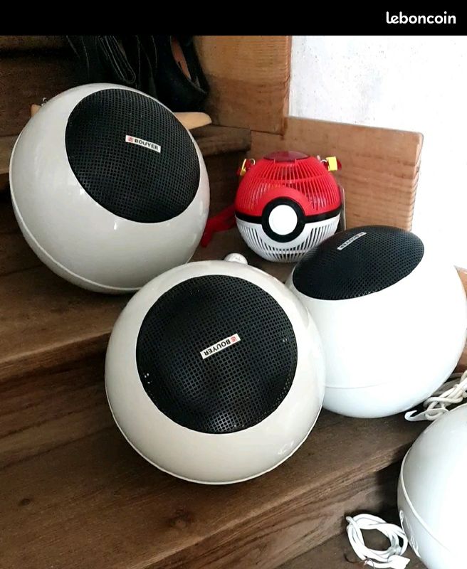 Enceinte boule Design BR33 BOUYER Vintage Haut parleur - possibilité plusieurs (image 2)