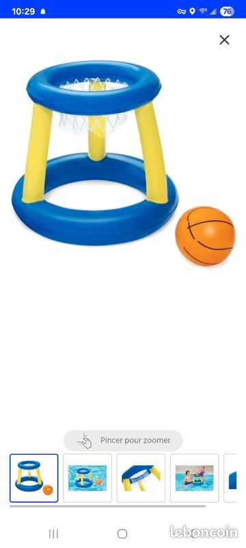 Jeu gonflable basket (image 1)