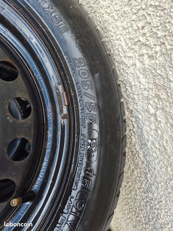 Roue de secours Renault 16 pouces – 205/55 R16 91V (Mégane, Captur...) (image 2)