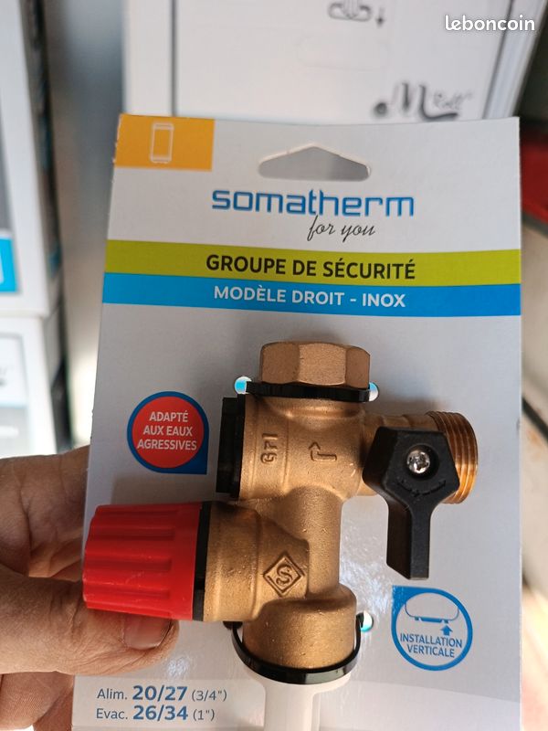 Raccords, coudes, détendeurs, lyre, flexibles gaz butane propane groupe sécurité chauffe eau (image 14)