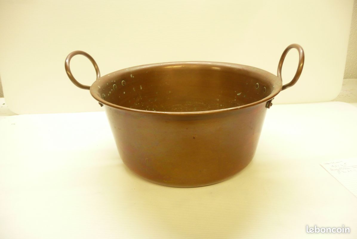 Bassine en cuivre ancienne (image 2)