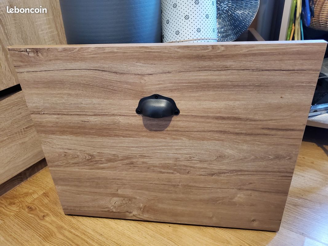 Solide caisson de rangement sur roulettes, grande capacité (image 1)