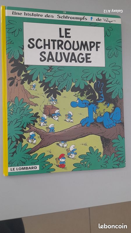 BD le schtroumpf sauvage (image 1)