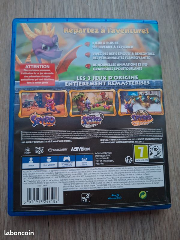 PS4 Spyro reignited trilogy (image 3)