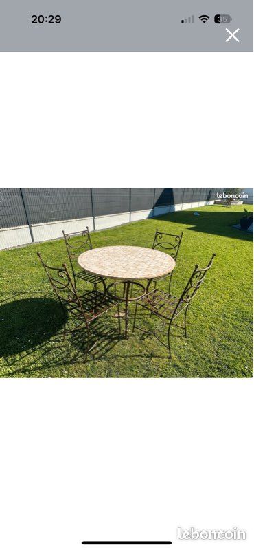 Magnifique table +chaises (image 8)