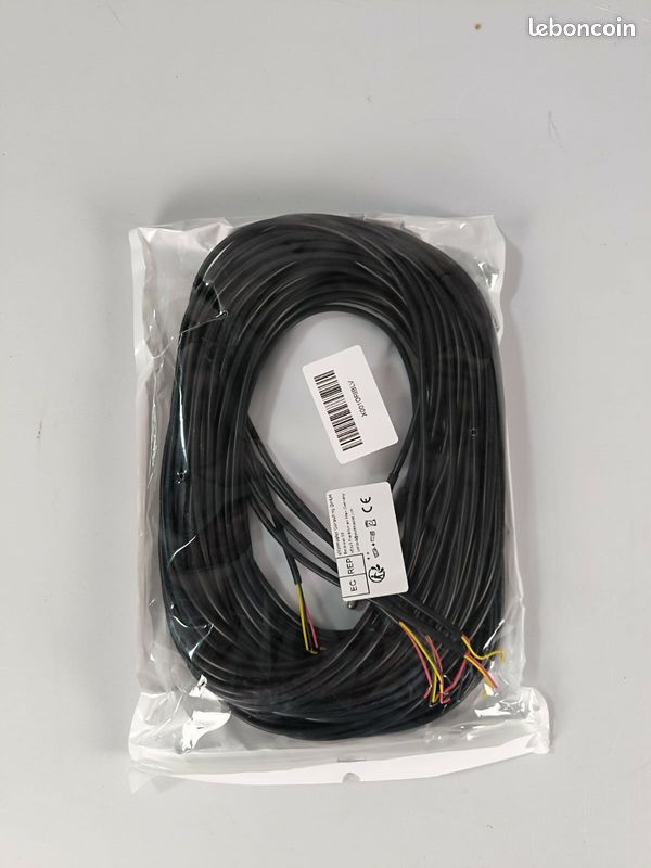 Lot de 5 sondes de température à thermistance numérique DS18B20 de 5 m, étanches, en acier inoxydable, avec câble thermique résistant (-55 °C à +125 °C), compatibles Arduino et Raspberry Pi.(-BRI79-5) (image 2)