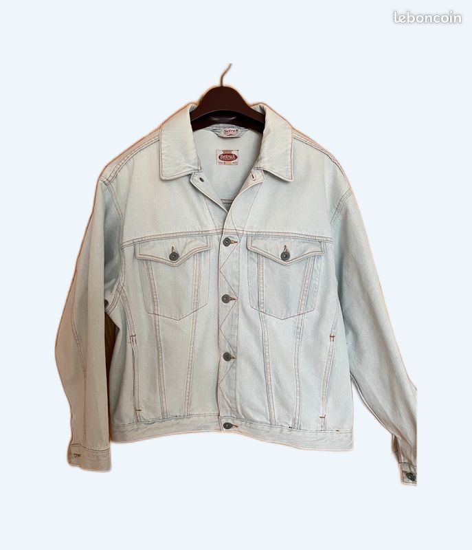 Blouson en coton jean Setrak Vontage (image 1)