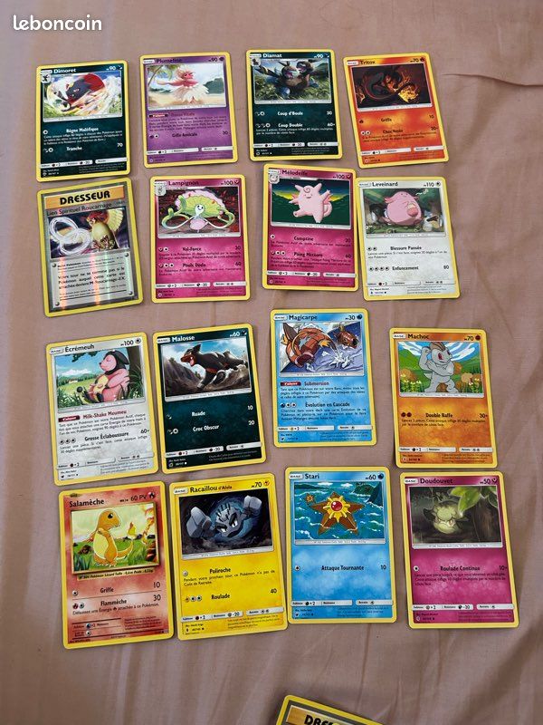 Lot de 45 cartes Pokémon françaises (image 1)