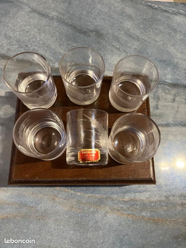 Cristallerie haut de bretagne coffret 6 verres a whisky (image 1)