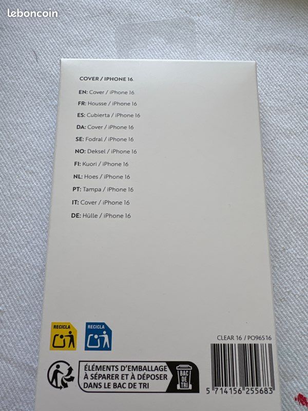 Coque transparente, iPhone 16 (image 2)