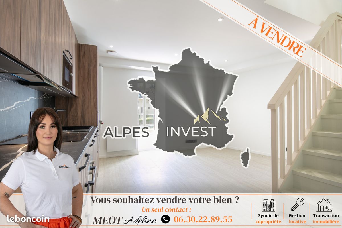 Appartement 3 pièces 53 m² · à Pontcharra · 53 m² · 185 000 €