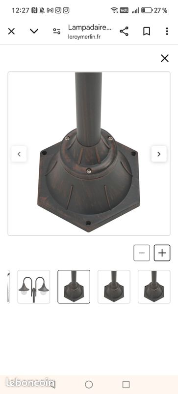 Lampadaire extérieur Neuf (image 4)