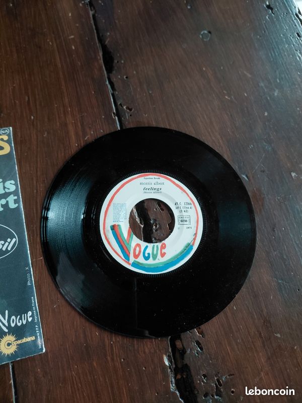Vinyle 45 tours morris albert, feelings (image 3)
