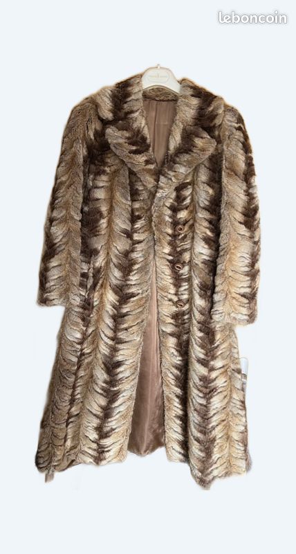 Manteau fourrure rat d’Amérique excellent état (image 1)