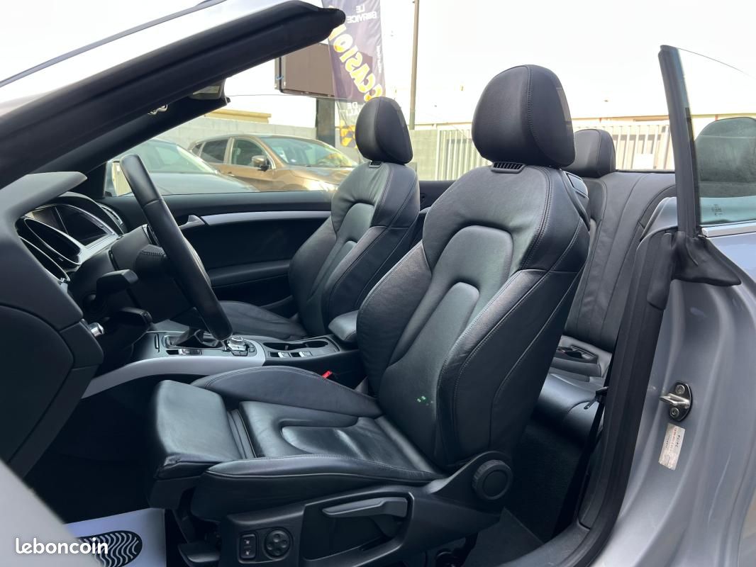 Audi A5 Cabriolet 1.8 TFSI 177 S line / CUIR SIEGES CHAUF VENTIL MODES DE CONDUITE ... (image 14)