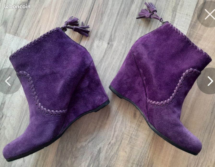 Bottines en daim Chaussures