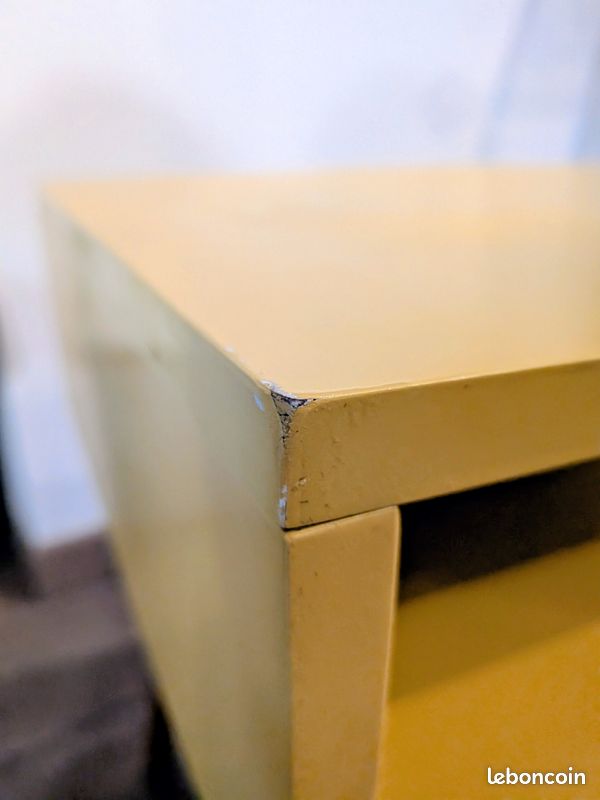 Meuble TV jaune style scandinave (BUT) (image 3)