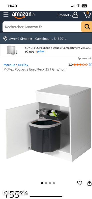 Poubelle Mullex 35l (image 3)