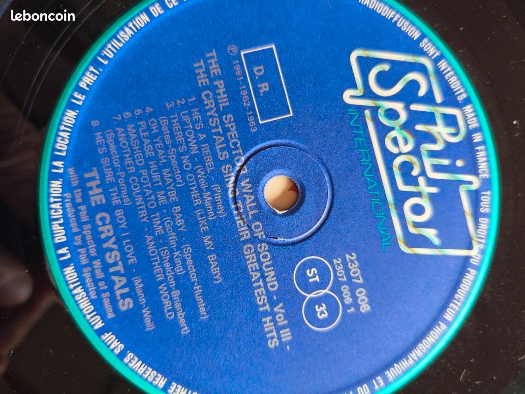 LP the Crystals sing their greatest hits-1975 (image 4)