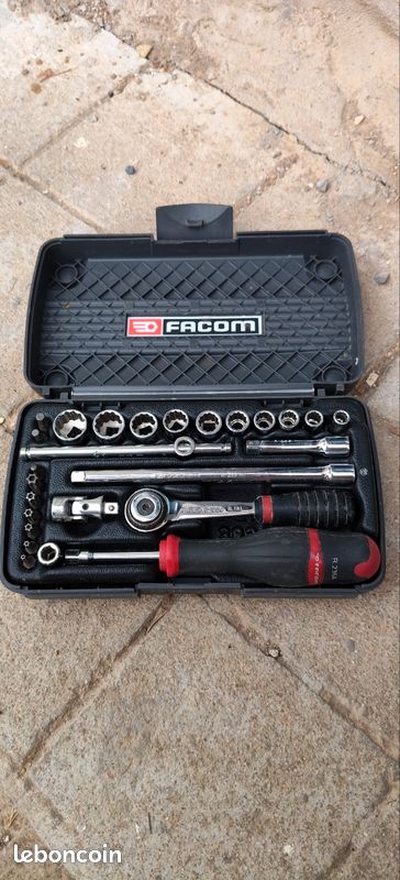 Coffret cliquet douilles Facom US (image 1)