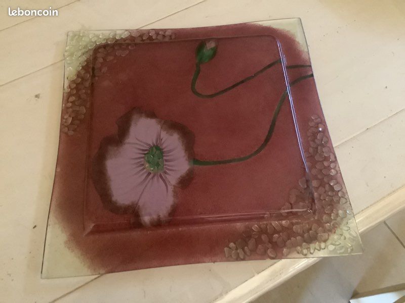 Grand plat en verre (image 2)
