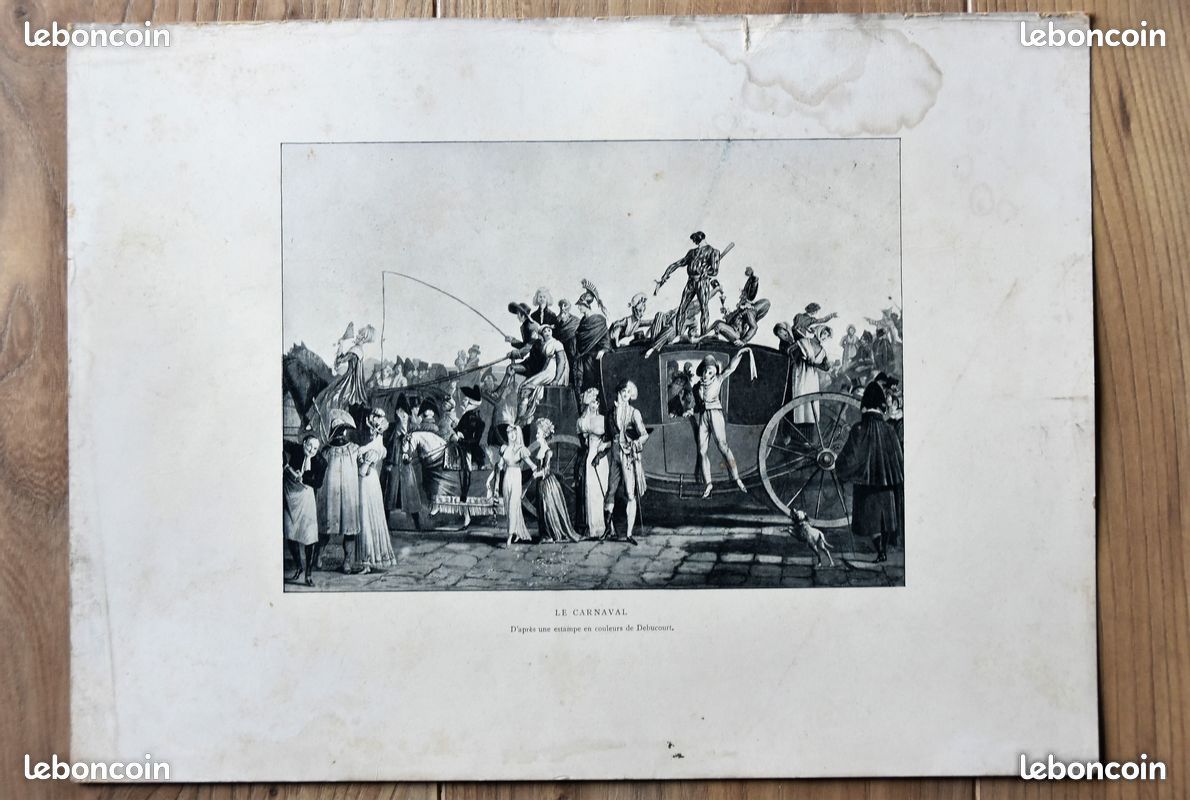 LE CARNAVAL - DEBUCOURT - Estampe (image 1)
