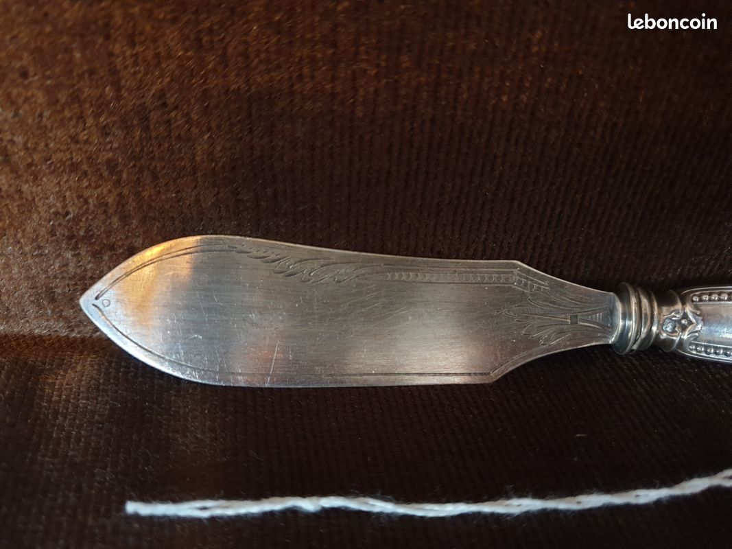 Couteau à dessert, argent fourré (image 2)