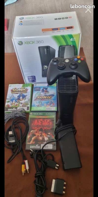Boîte Vide Xbox 360 4 Go Microsoft - Réf 475 - Pour Collection Ou Rangement