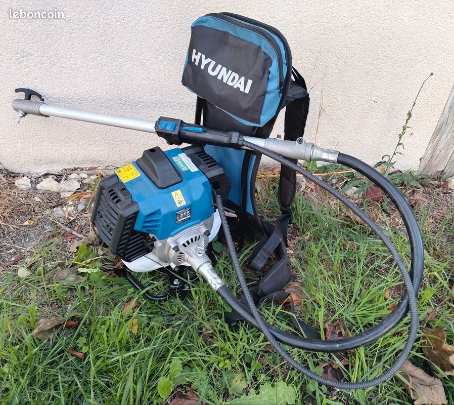 Débroussailleuse thermique dorsale multifonctions 65cc Hyundai (image 1)
