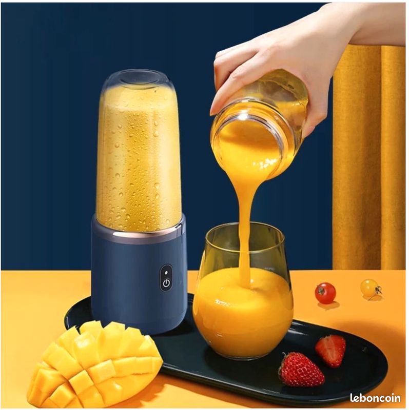 Presse-agrumes portable, mélangeur électrique USB, mini-mélangeur portable pour shakes et smoothies, (image 1)