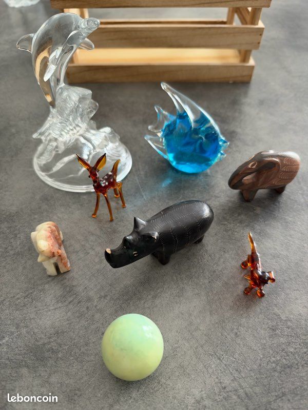 Figurines en verre (image 1)