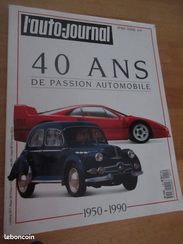 Livre :40 ans de passion automobile (image 1)