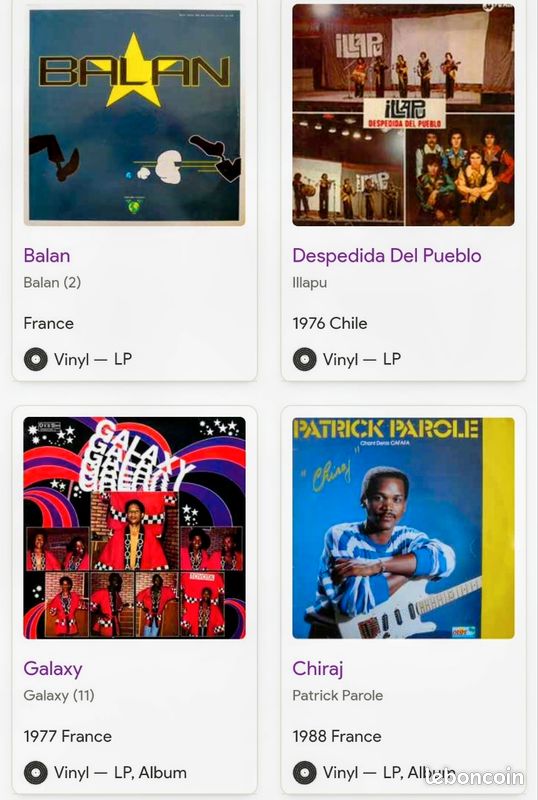 Albums vinyles 33 tours (image 1)