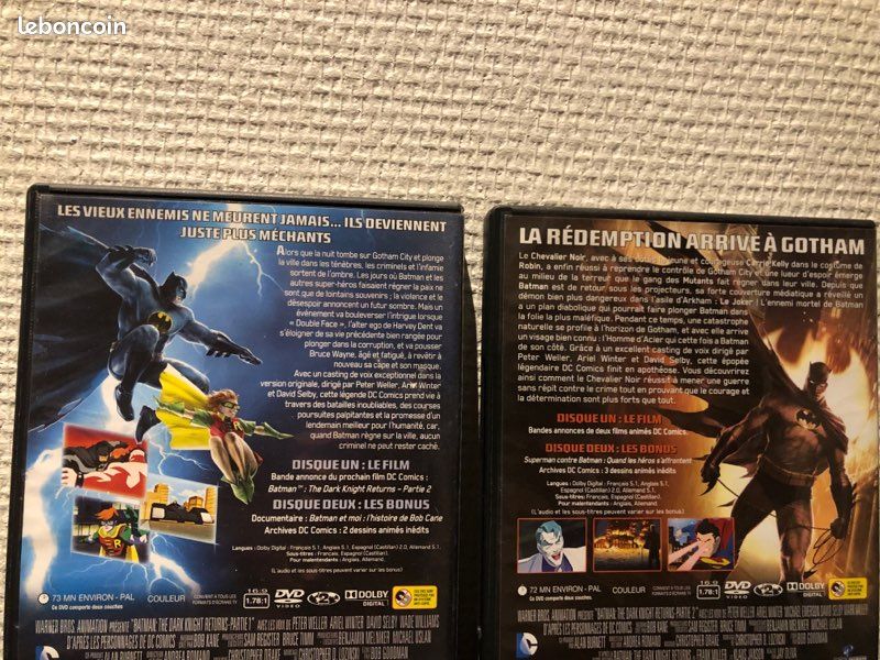Dvd / BATMAN THE DARK KNIGHT RETURNS PART1 ET 2 (image 2)