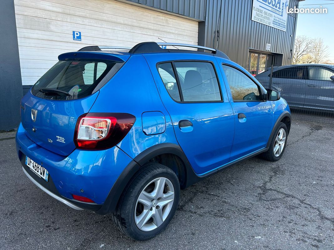 Dacia sandero stepway tce 90cv gps clim 128000 kms ct ok garantie 12 mois (image 3)