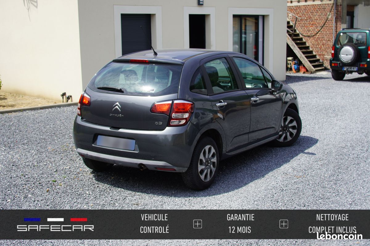 CITROEN C3 1.0 VTI 68cv FINITION CONFORT - REGUL DE VITESSE - CLIMATISATION - ENTRETIEN COMPLET - GARANTIE 12 MOIS (image 2)