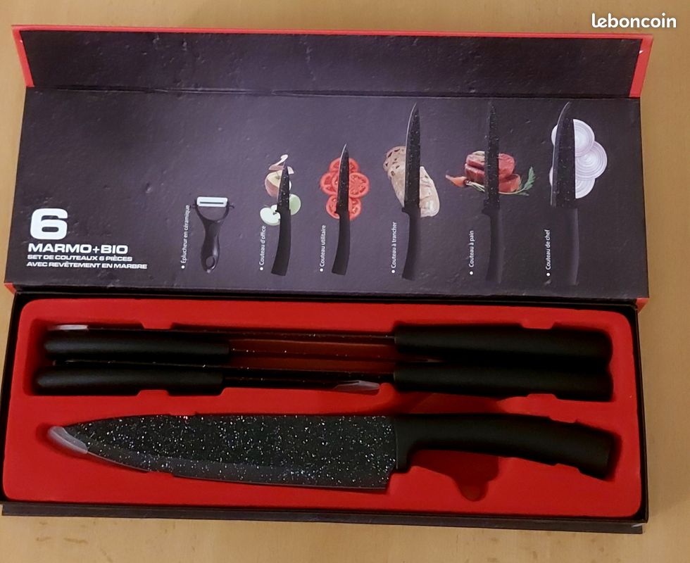 Couteau de chef inox - lame 21cm
