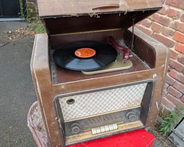 Électrophone Telefunken Vintage - Tourne-disque Valise - Pour Pièces Détachées