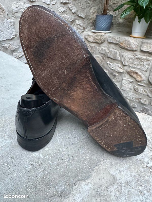 Bottes Chukka John Lobb En Cuir Gris - Taille UK 8 (EU 42) - Largeur E - Occasion - Pour Homme