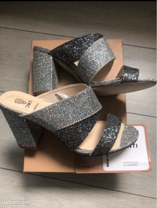 Chaussures à Talons Aiguilles Argentées Style & Co - Taille UK 5, Neuves Sans Boîte D'origine