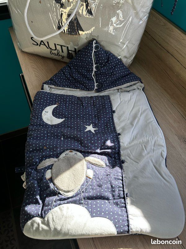 Tour de lit et nid d’ange de marque Sauthon (image 2)