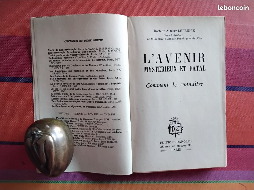 L’AVENIR Mystérieux et Fatal / Dc Albert LEPRINCE (image 2)