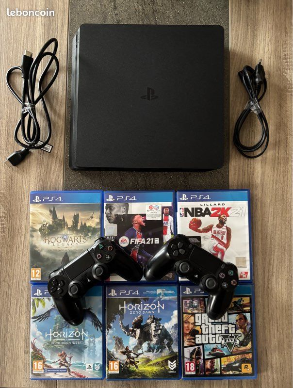 Bon plan console PS4 Slim + Horizon Zero Dawn + Dishonored 1 & 2